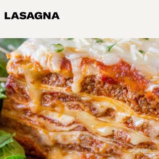 Meat Lasagna