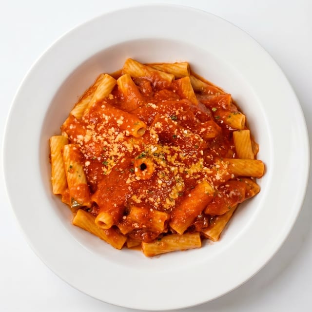 Pasta with Homemade Tomato Sauce.