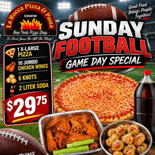 Sunday Football Pizza Special #5.