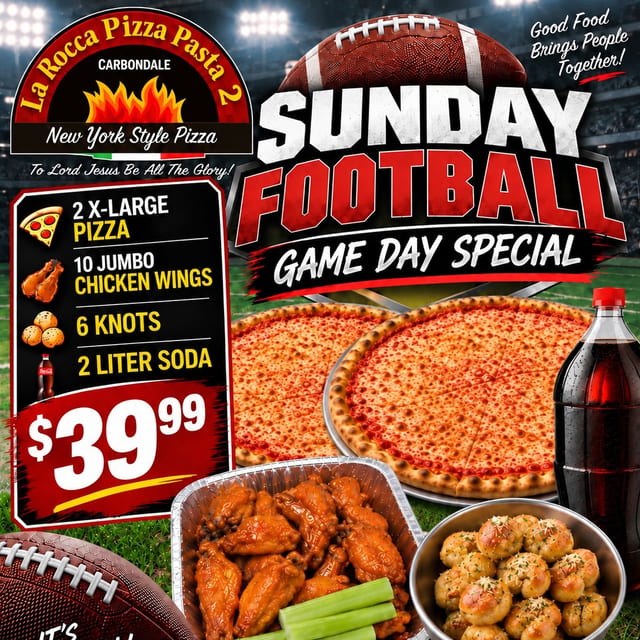 Sunday Football Pizza Special #6.