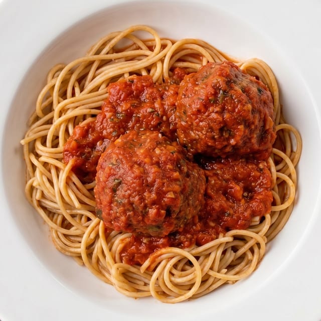 Spaghetti & Meatballs Special.