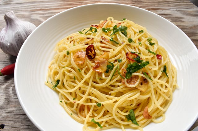 Spaghetti Aglio & Olio.