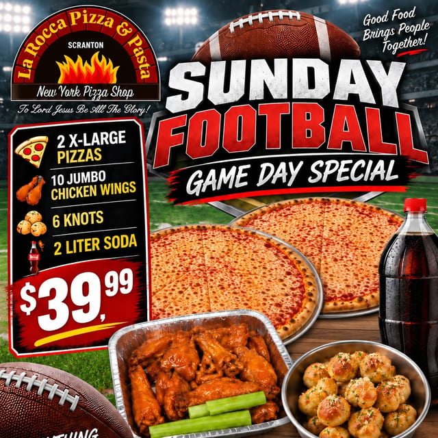 Sunday Football Pizza Special #6.
