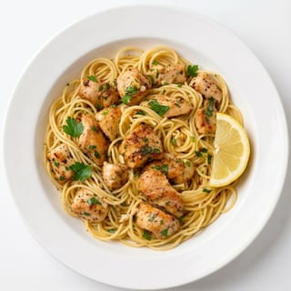 Scampi Chicken (Spaghetti)