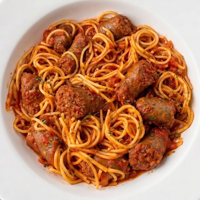 Spaghetti & Sausage.