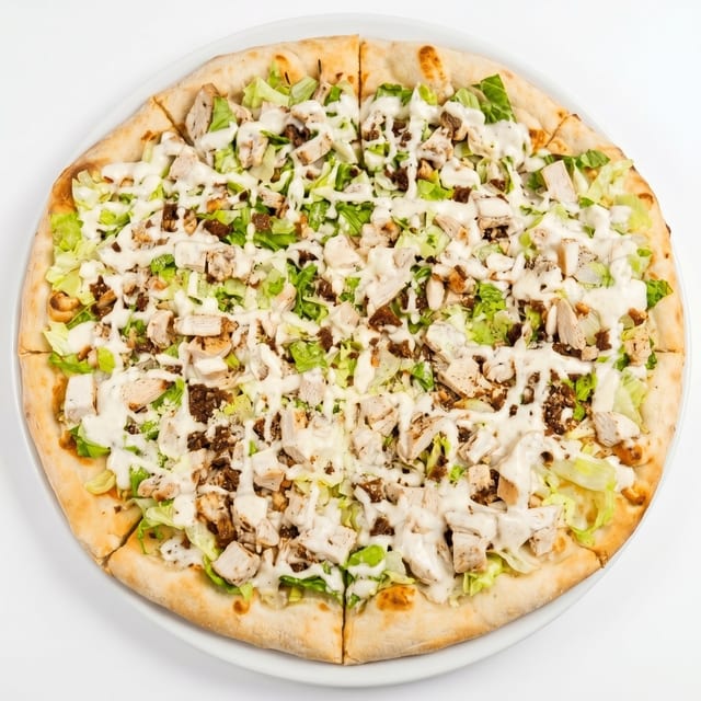 Caesar Salad Pizza.