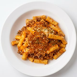 Penne with Meat Sauce