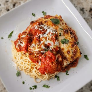 Shrimp Parmigiana Dinner